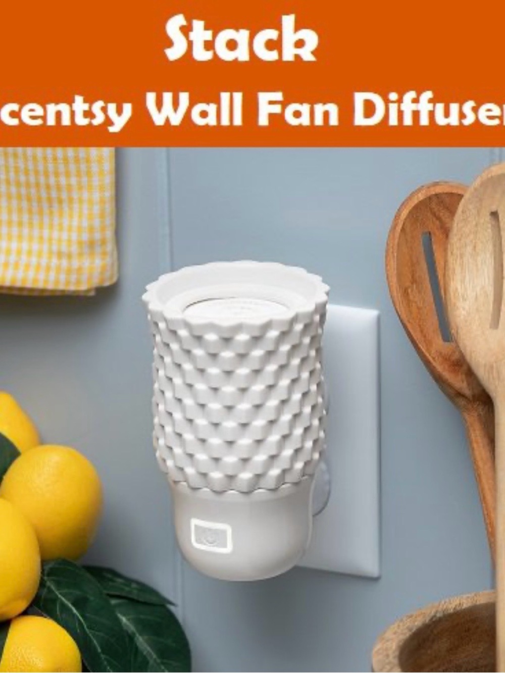 Scentsy Wall Fan Diffuser - Stack - Picture 3 of 5